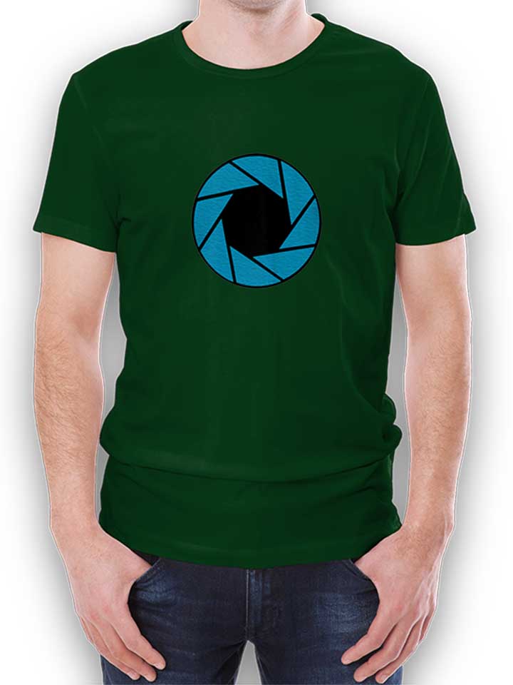Aperture Logo T-Shirt dunkelgruen L