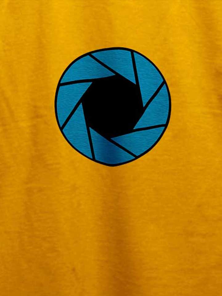 aperture-logo-t-shirt gelb 4