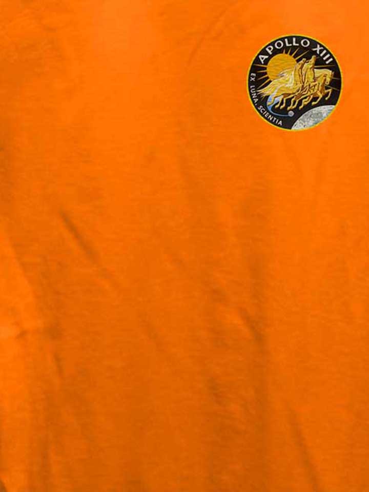 apollo-13-logo-chest-print-damen-t-shirt orange 4