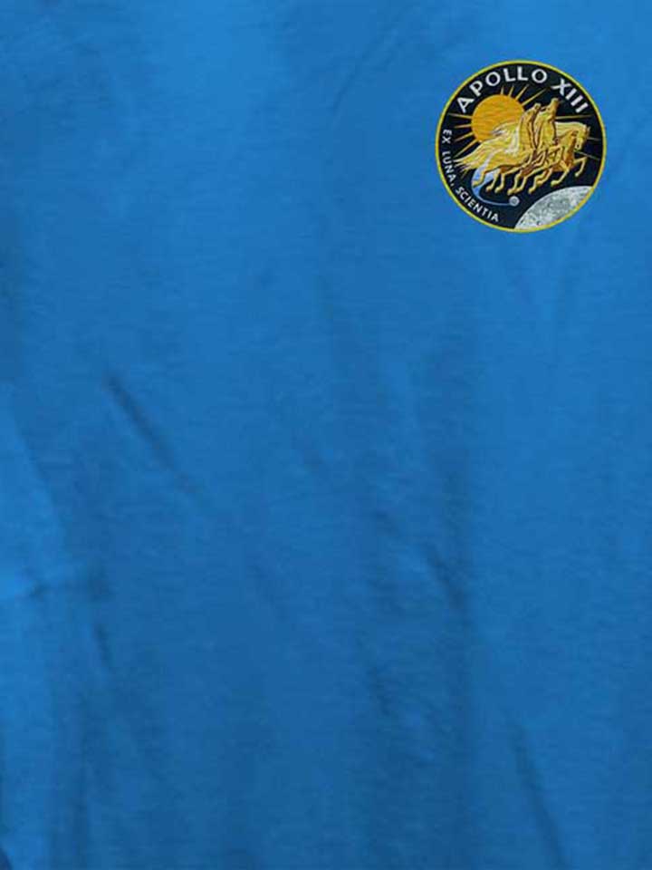 apollo-13-logo-chest-print-damen-t-shirt royal 4