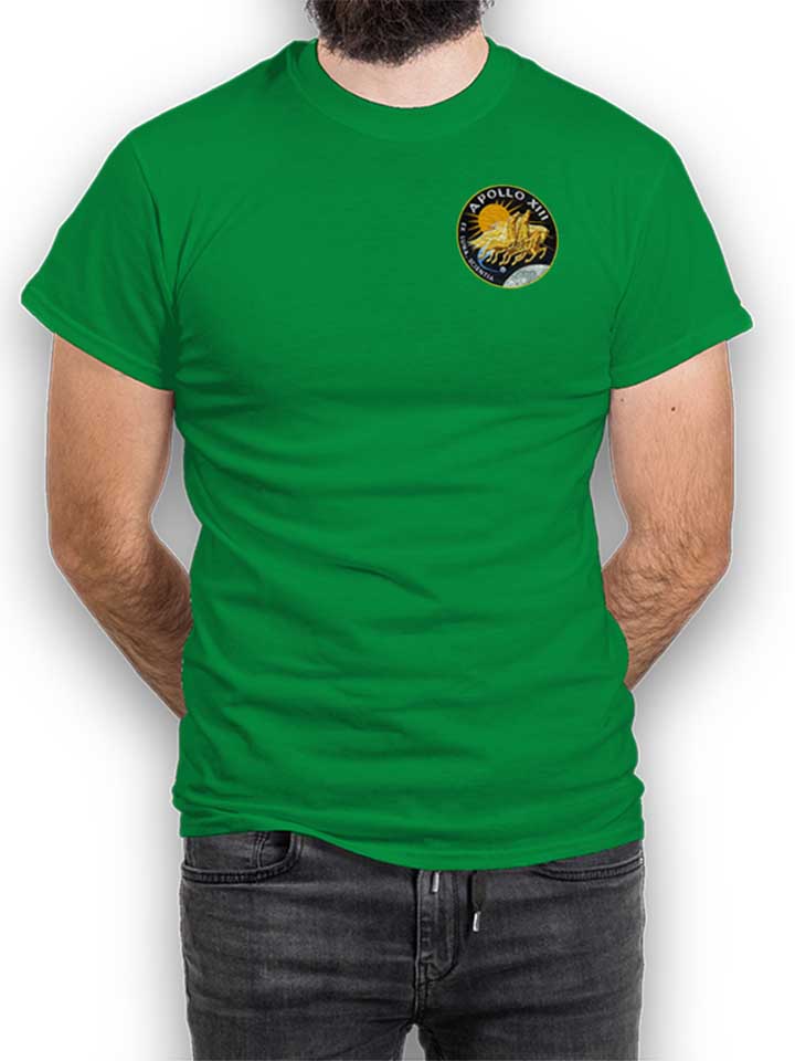 Apollo 13 Logo Chest Print Camiseta verde L