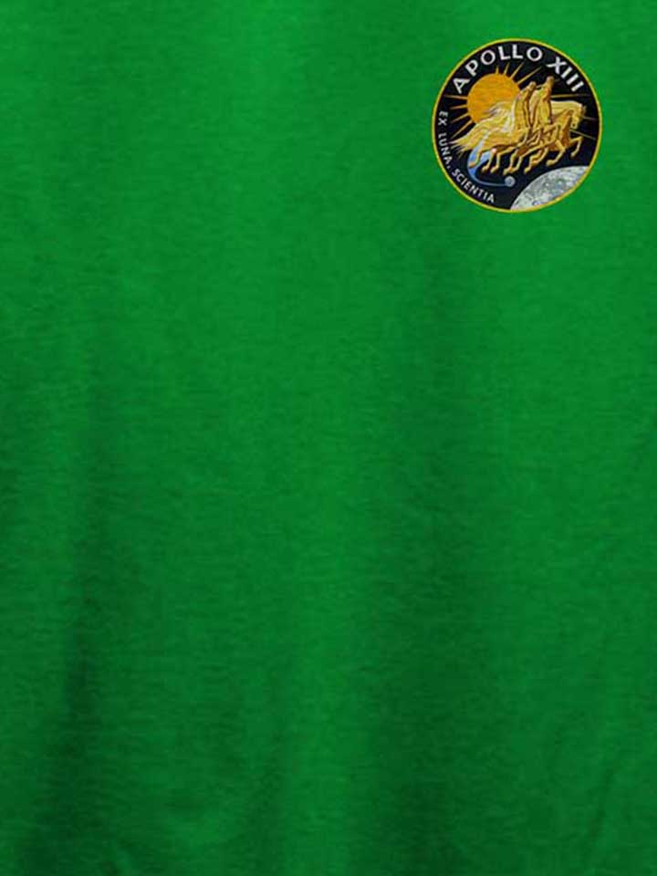 apollo-13-logo-chest-print-t-shirt gruen 4