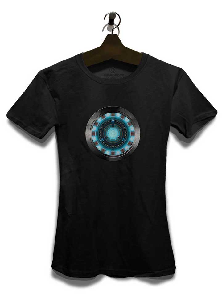 arc-reactor-iron-man-damen-t-shirt schwarz 3