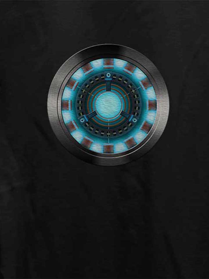 arc-reactor-iron-man-damen-t-shirt schwarz 4
