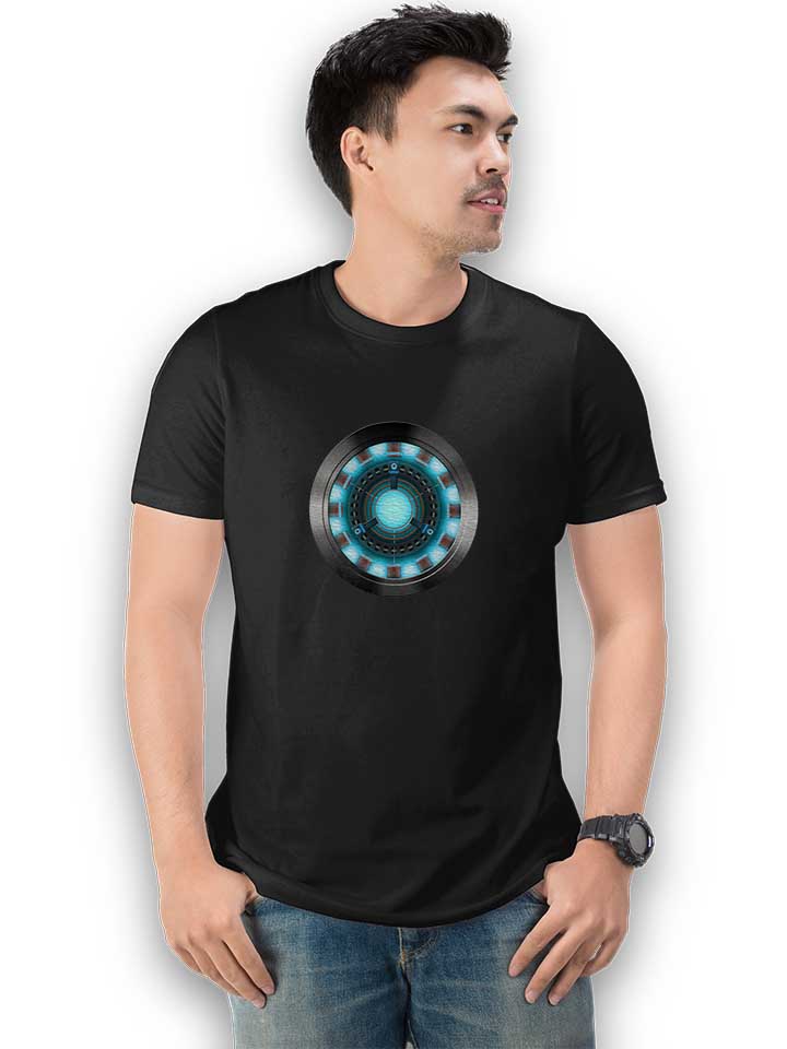 arc-reactor-iron-man-t-shirt schwarz 2