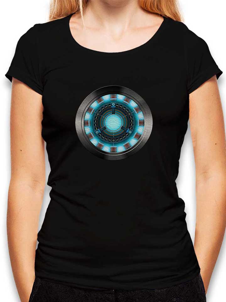 arc-reactor-ironman-2-damen-t-shirt schwarz 1