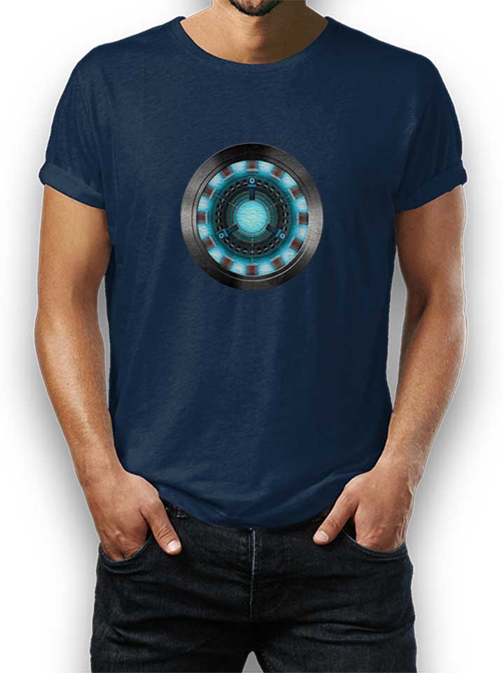 Arc Reactor Ironman 2 T-Shirt dunkelblau L