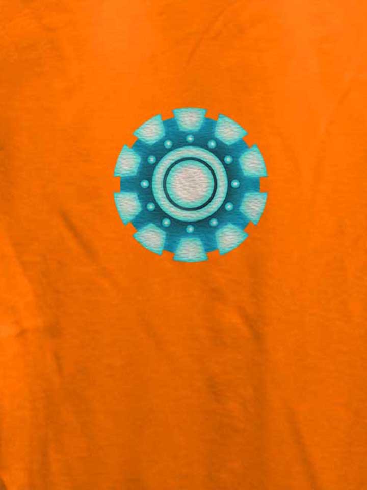 arc-reactor-ironman-damen-t-shirt orange 4