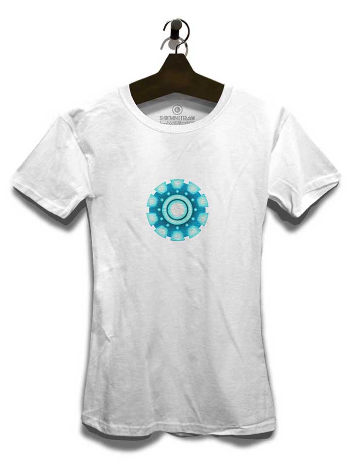 arc-reactor-ironman-damen-t-shirt weiss 3
