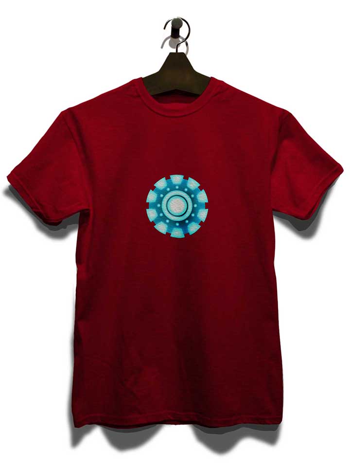 arc-reactor-ironman-t-shirt bordeaux 3