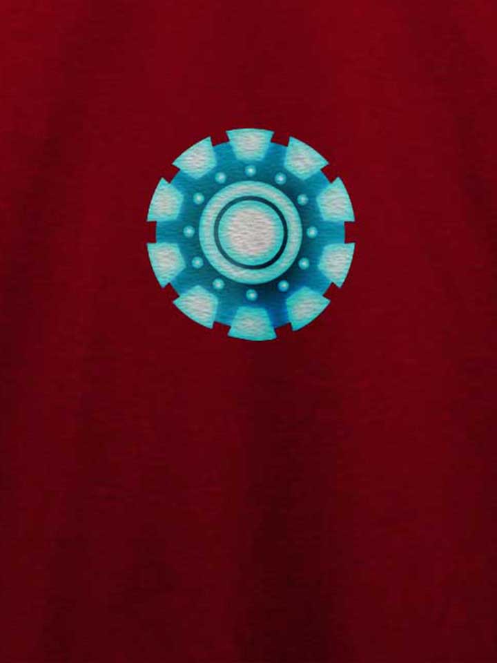 arc-reactor-ironman-t-shirt bordeaux 4