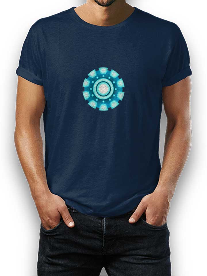Arc Reactor Ironman T-Shirt dunkelblau L
