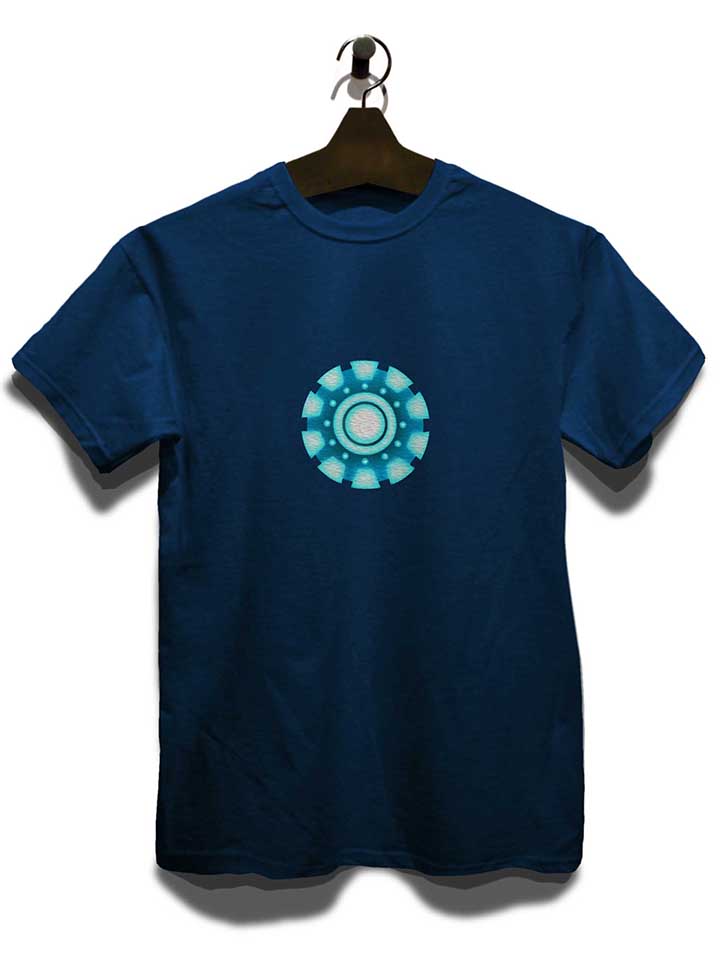 arc-reactor-ironman-t-shirt dunkelblau 3