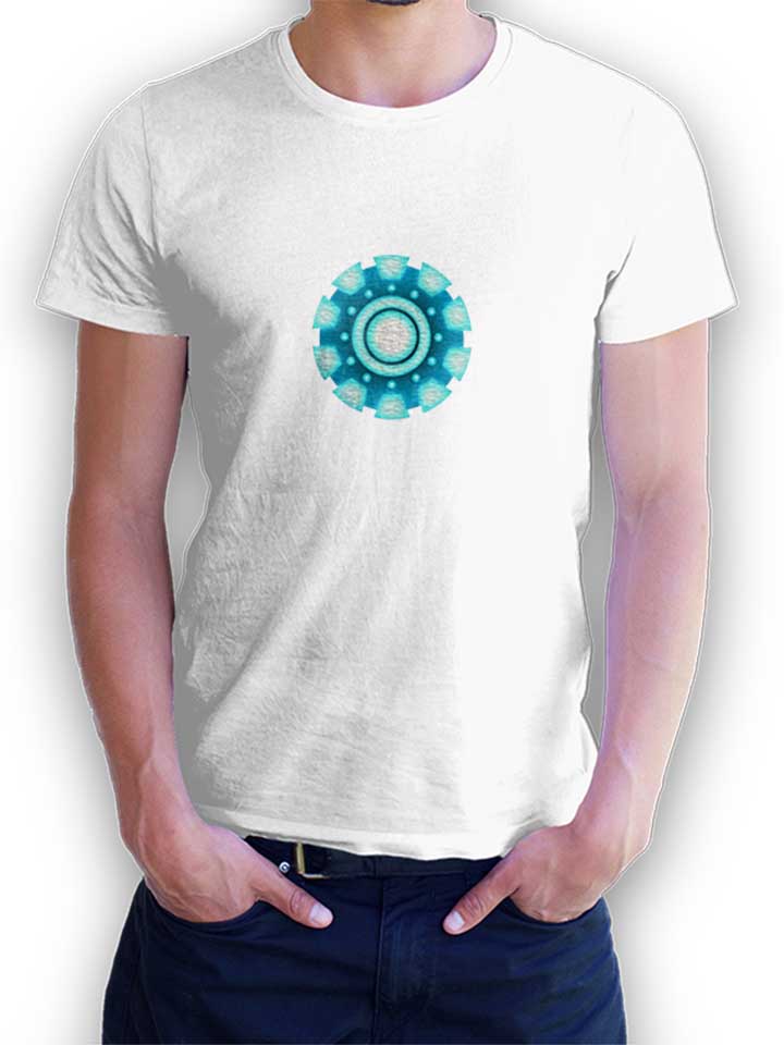 arc-reactor-ironman-t-shirt weiss 1