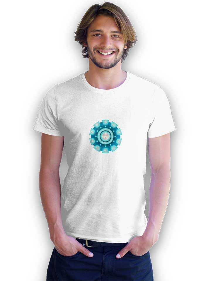 arc-reactor-ironman-t-shirt weiss 2