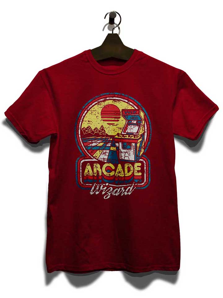arcade-wizard-t-shirt bordeaux 3