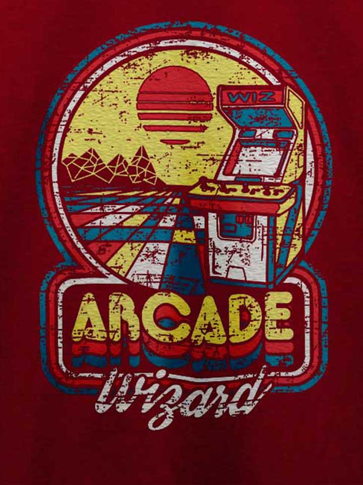 arcade-wizard-t-shirt bordeaux 4