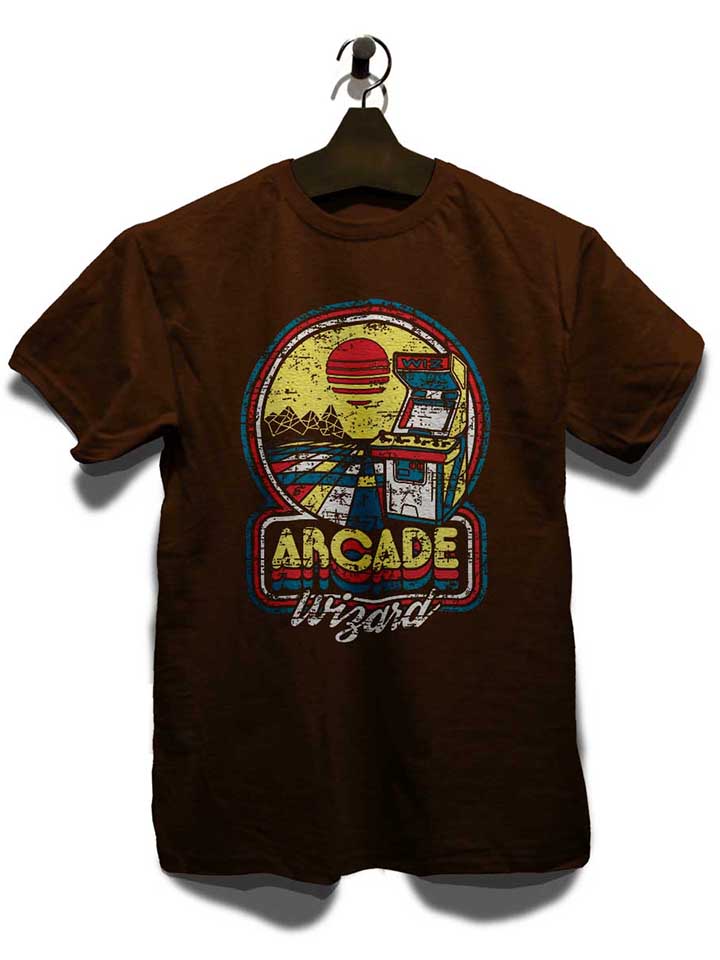 arcade-wizard-t-shirt braun 3