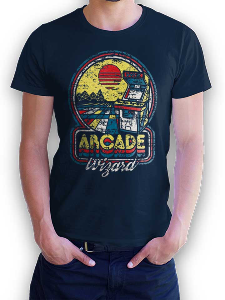 Arcade Wizard T-Shirt navy L