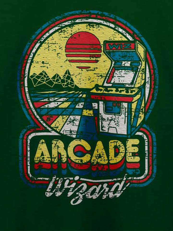 arcade-wizard-t-shirt dunkelgruen 4