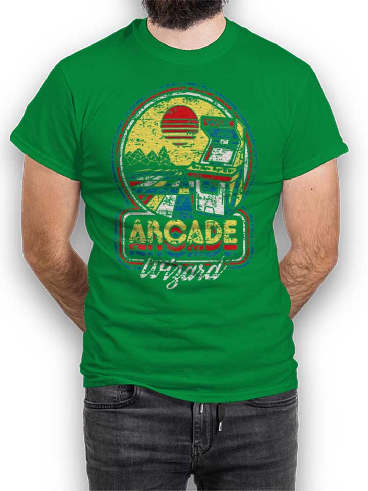 Arcade Wizard T-Shirt gruen L