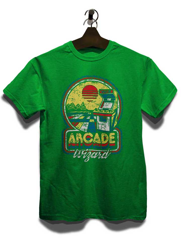 arcade-wizard-t-shirt gruen 3