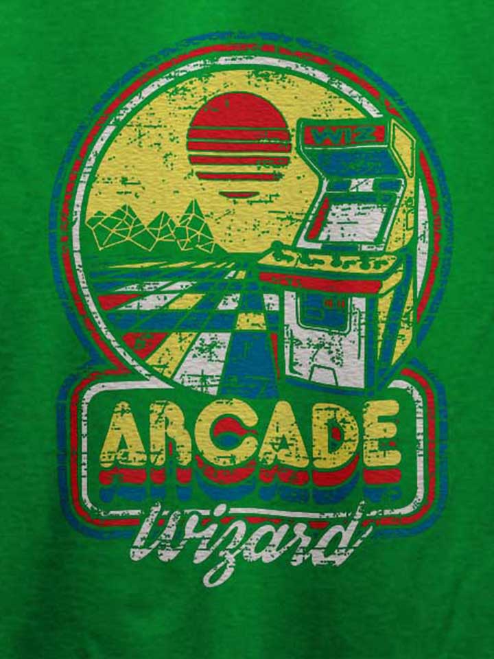 arcade-wizard-t-shirt gruen 4