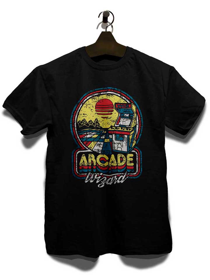 arcade-wizard-t-shirt schwarz 3