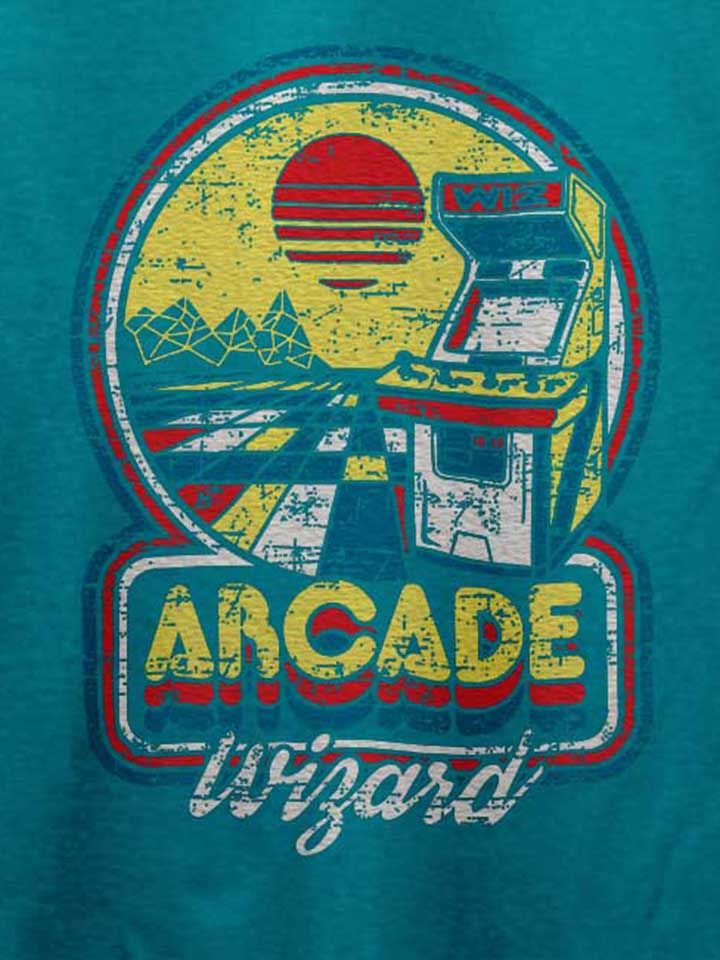 arcade-wizard-t-shirt tuerkis 4