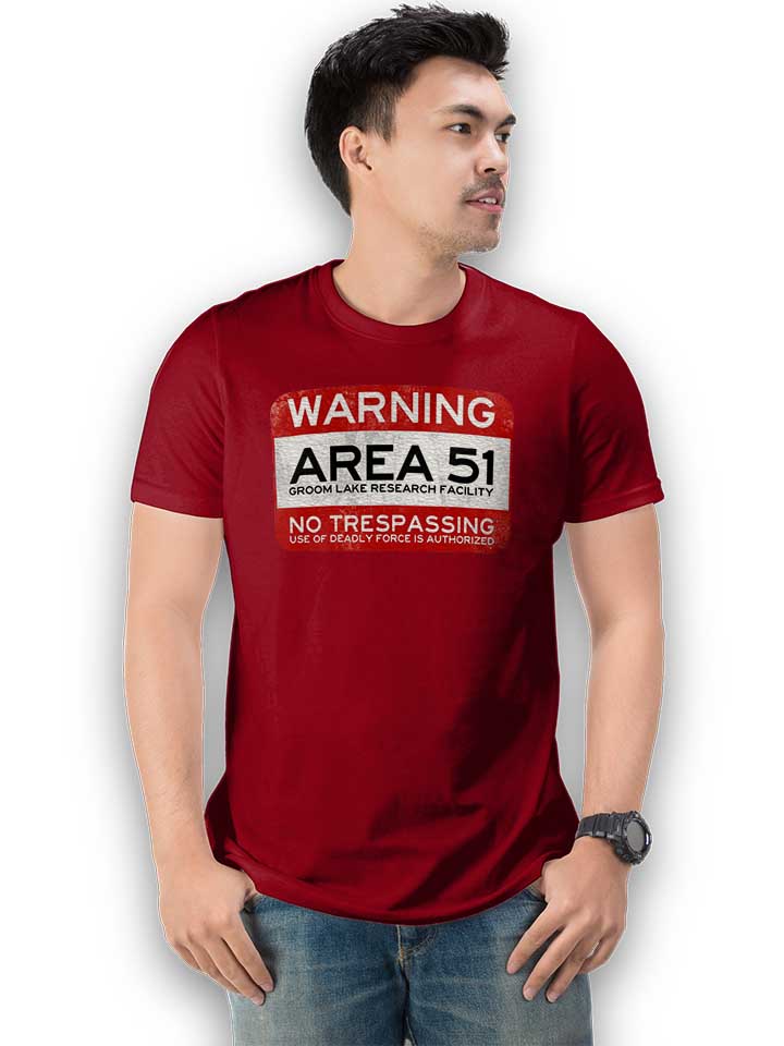 area-51-t-shirt bordeaux 2