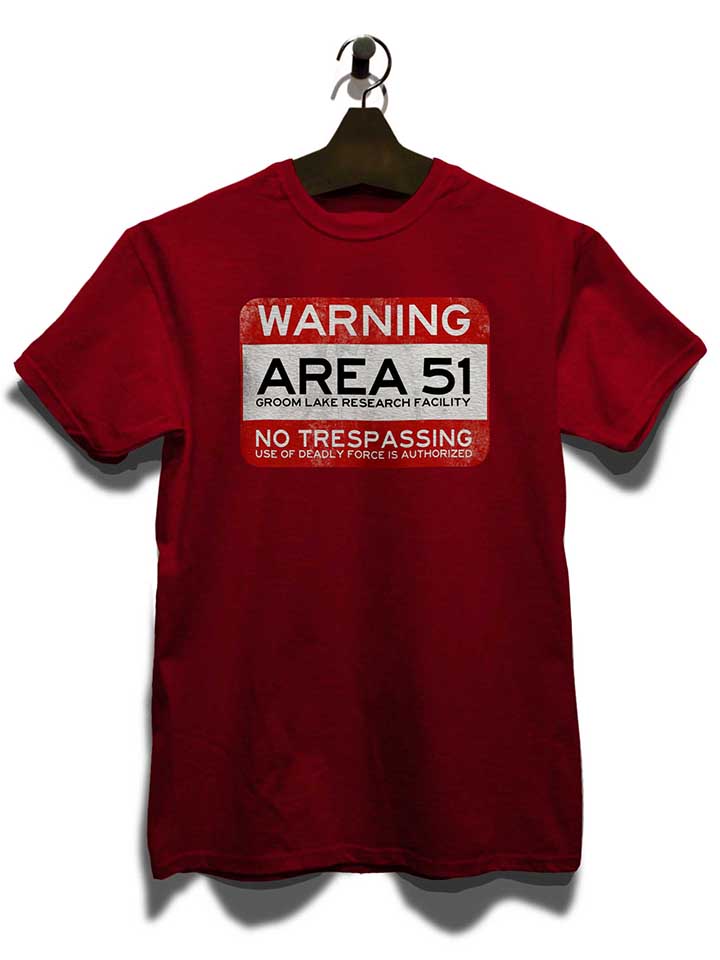 area-51-t-shirt bordeaux 3