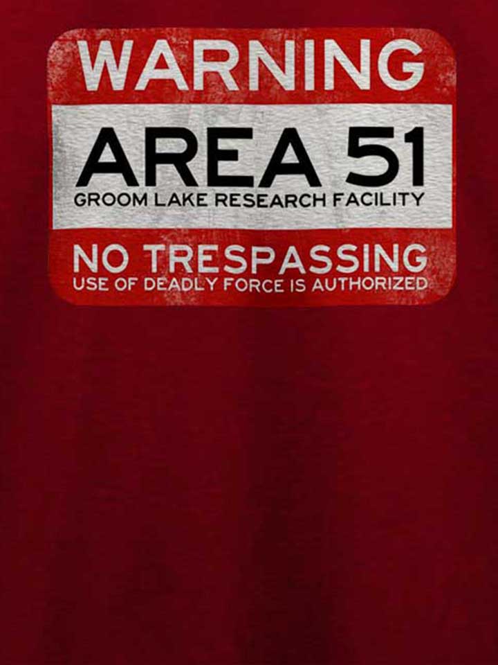 area-51-t-shirt bordeaux 4