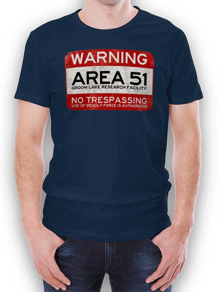 Area 51 T-Shirt dunkelblau L