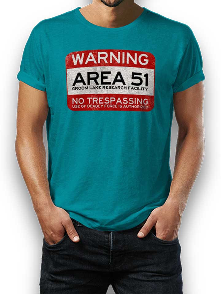 Area 51 T-Shirt tuerkis L