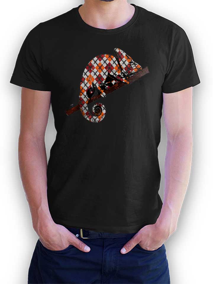 Argyle Chameleon T-Shirt schwarz L