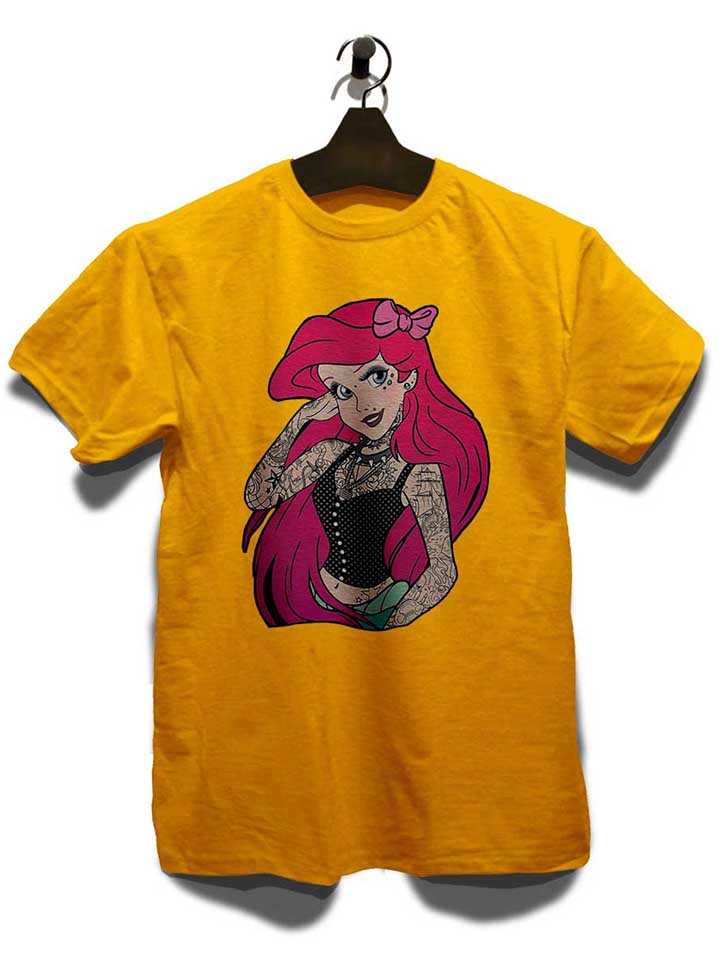 arielle-tattoo-t-shirt gelb 3