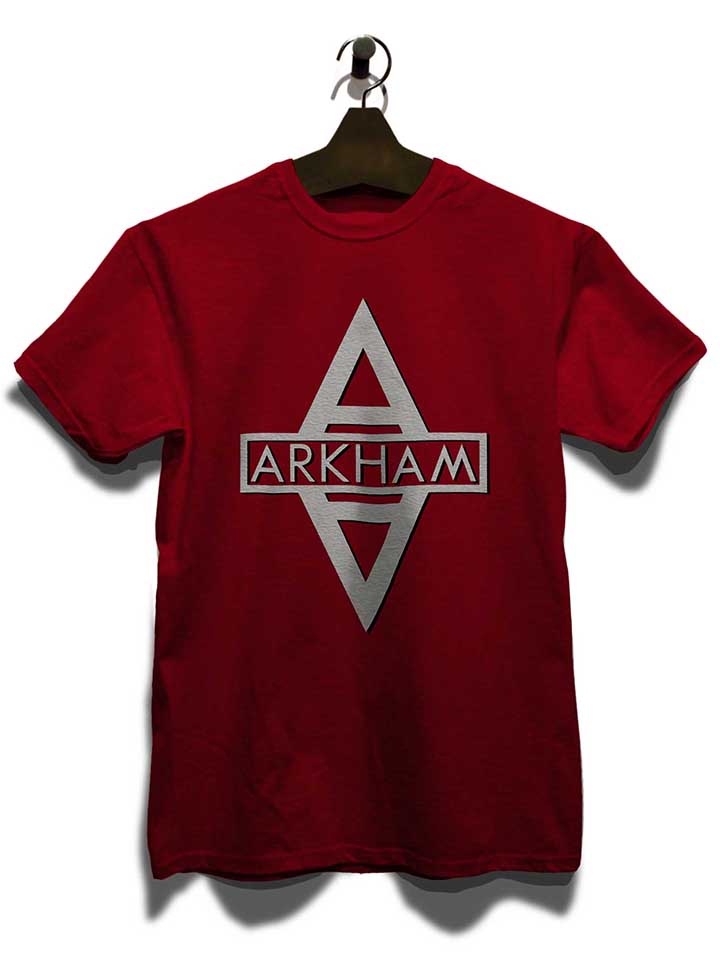 arkham-logo-t-shirt bordeaux 3