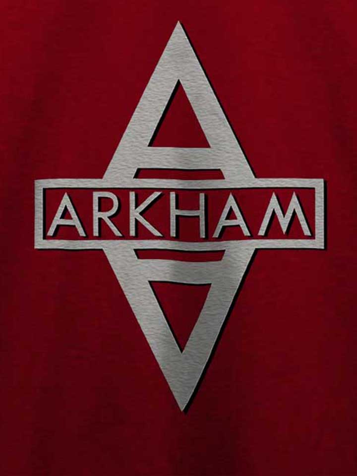 arkham-logo-t-shirt bordeaux 4