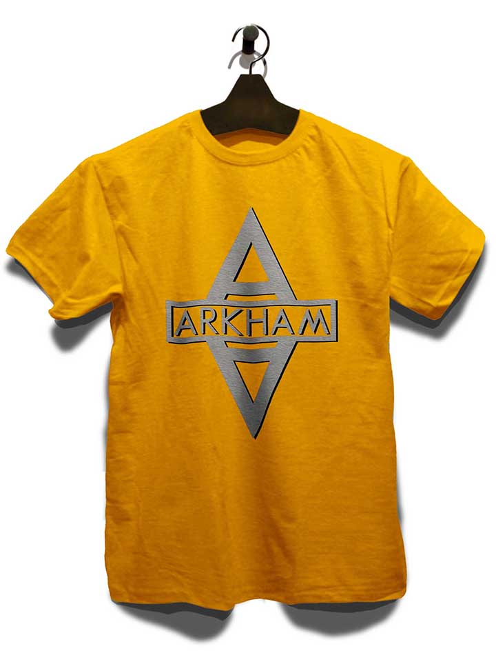 arkham-logo-t-shirt gelb 3