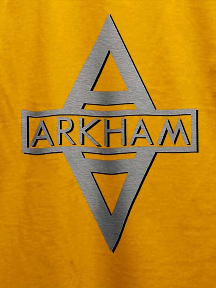 arkham-logo-t-shirt gelb 4