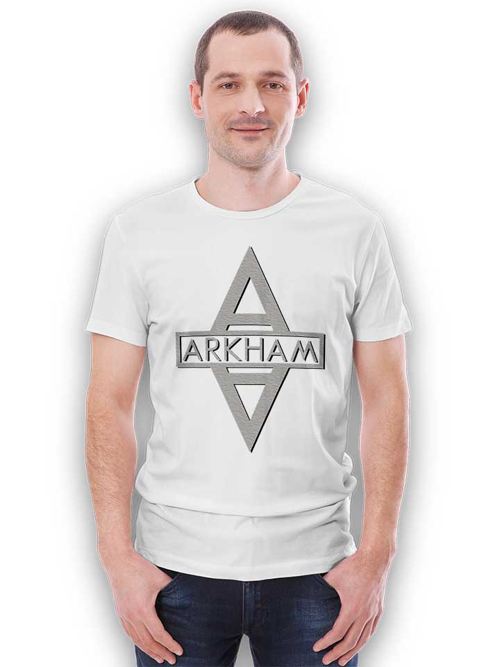 arkham-logo-t-shirt weiss 2