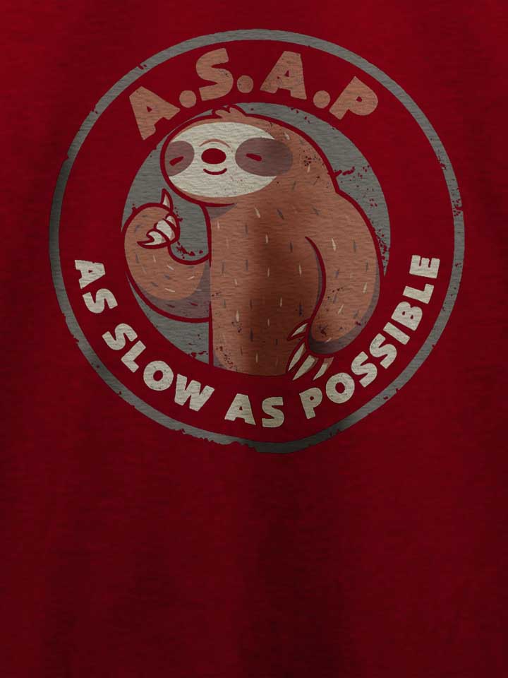 as-slow-as-possible-sloth-t-shirt bordeaux 4
