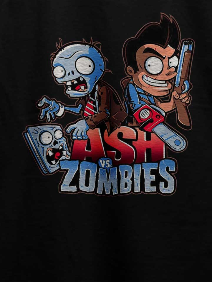 ash-vs-zombies-t-shirt schwarz 4