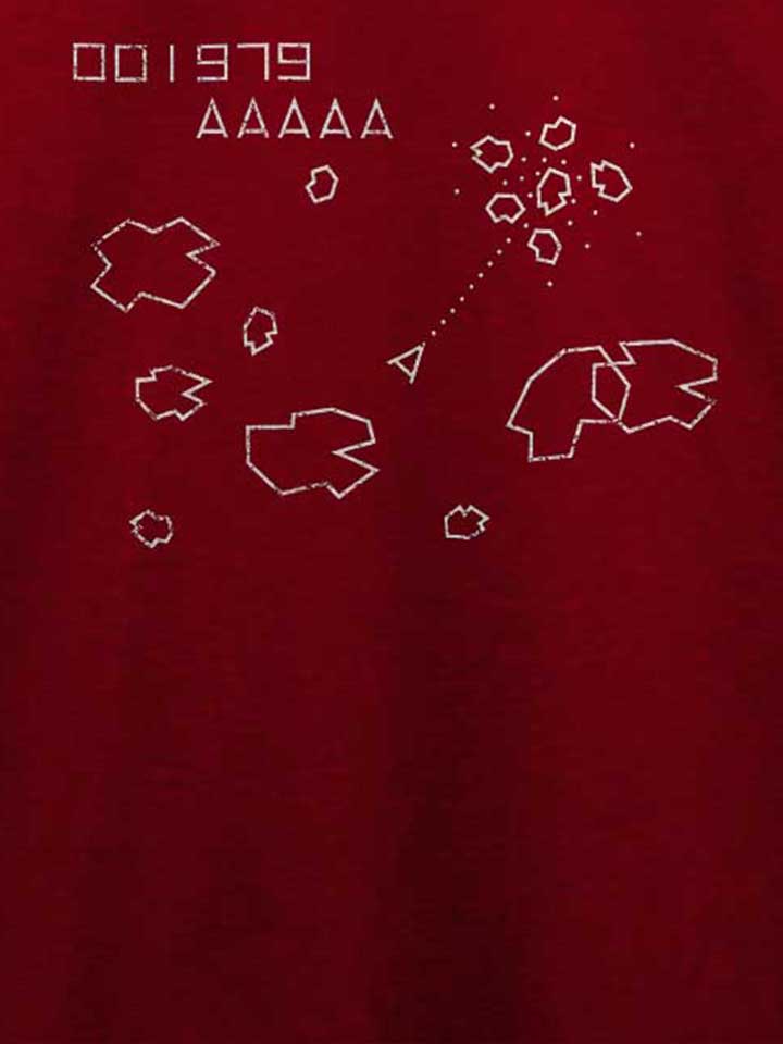 asteroids-t-shirt bordeaux 4