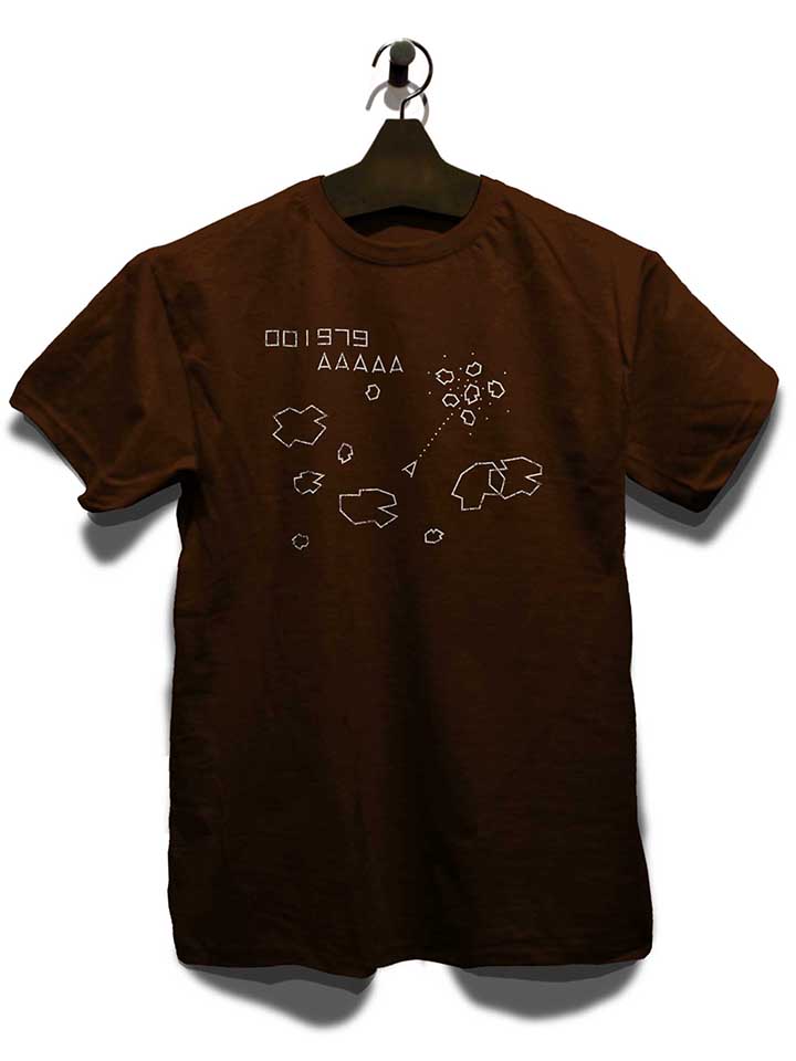asteroids-t-shirt braun 3