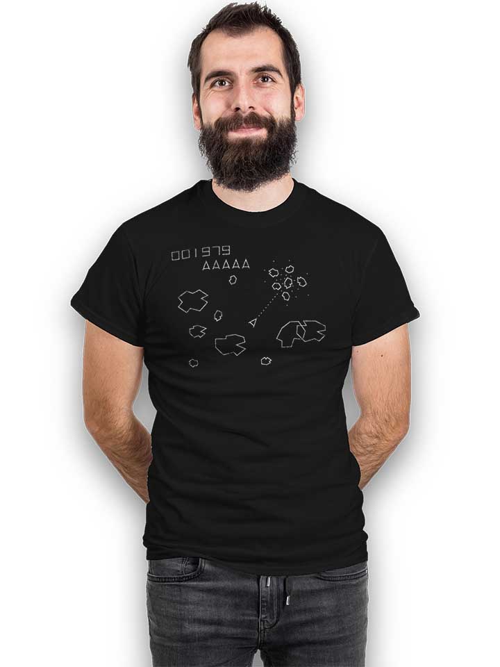 asteroids-t-shirt schwarz 2