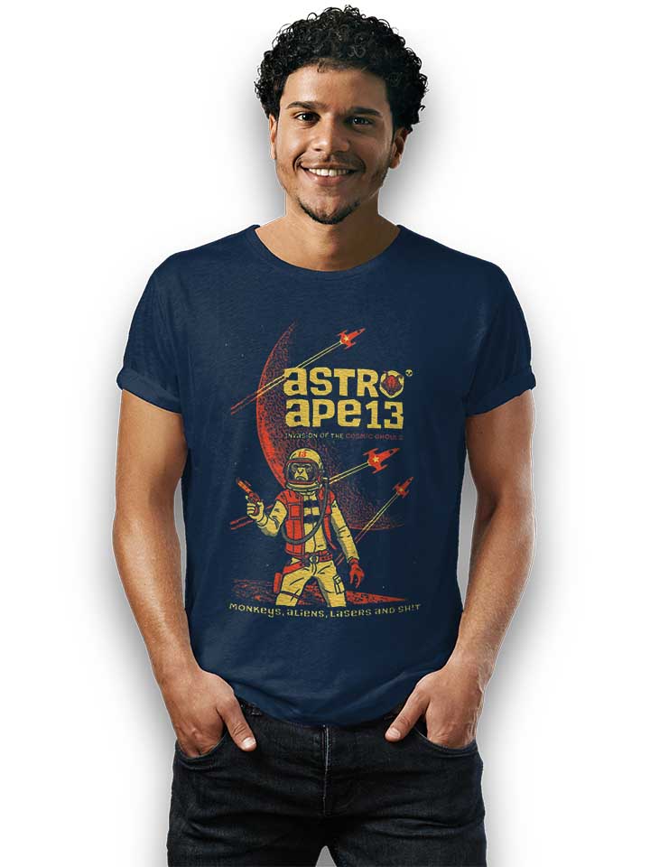 astro-ape-t-shirt dunkelblau 2