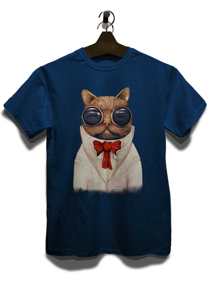 astro-cat-t-shirt dunkelblau 3