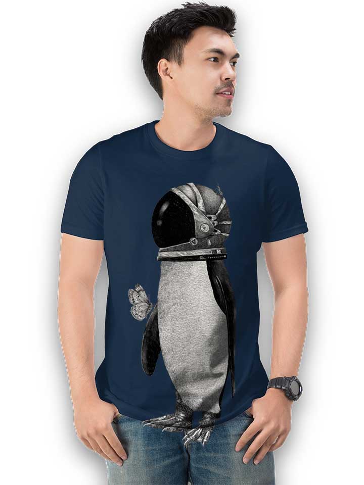 astro-penguin-t-shirt dunkelblau 2