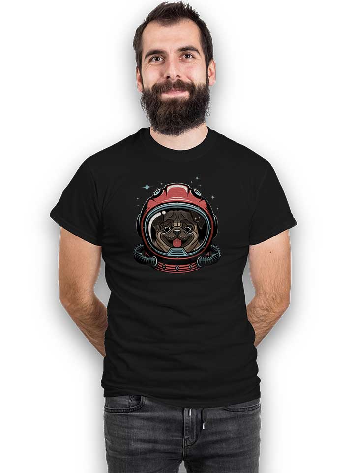 astro-pug-t-shirt schwarz 2